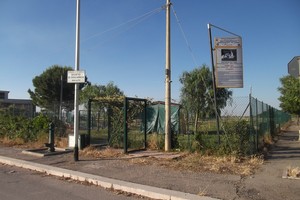 L'ingresso dell'area. <span>Foto Saverio Gaeta</span>