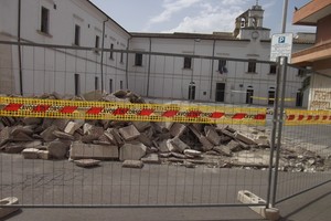 lavori largo gesuitico. <span>Foto Saverio Gaeta</span>