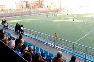 Lucera stadio con pubblico