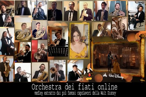 Orchestra dei fiati online, medley capolavori della Walt Disney
