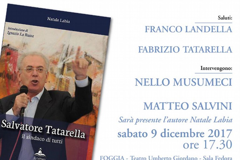 Musumeci e Salvini omaggio Tatarella