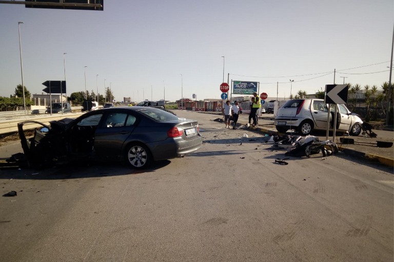 Panoramica incidente Cerignola Campagna