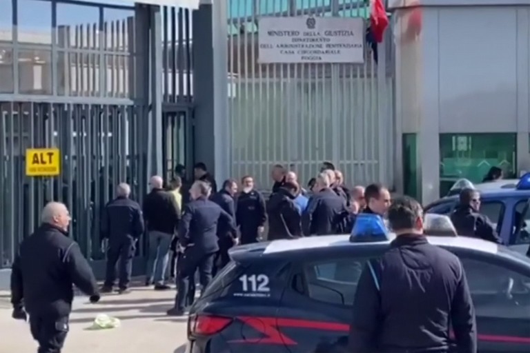 Protesta nel carcere di Foggia