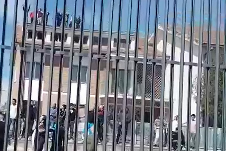 Protesta nel carcere di Foggia