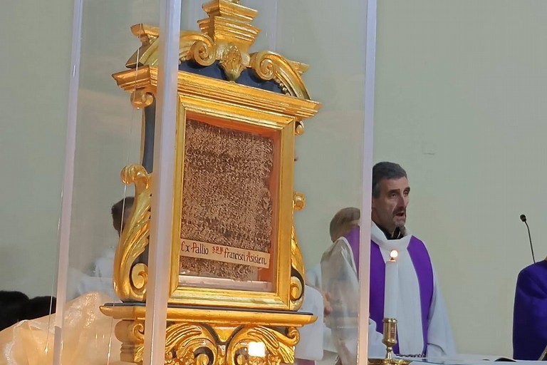 Reliquia del mantello di San Francesco