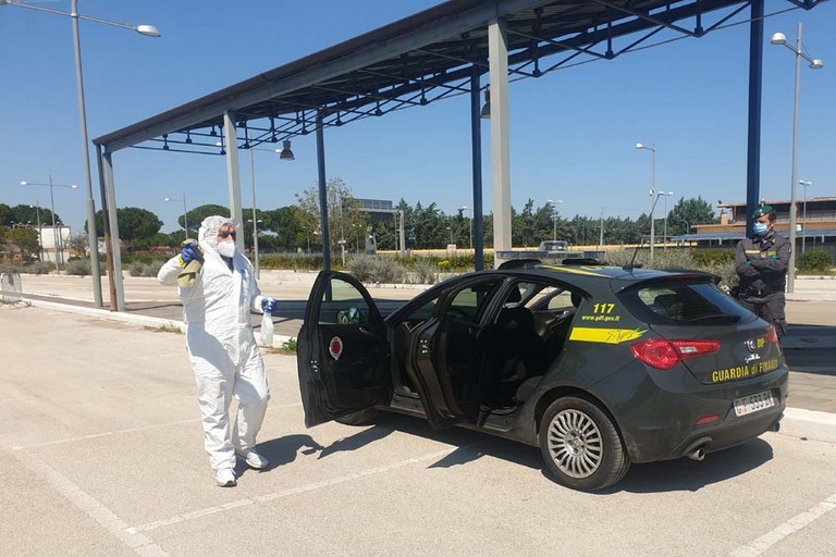 Sanificazione mezzi GdF