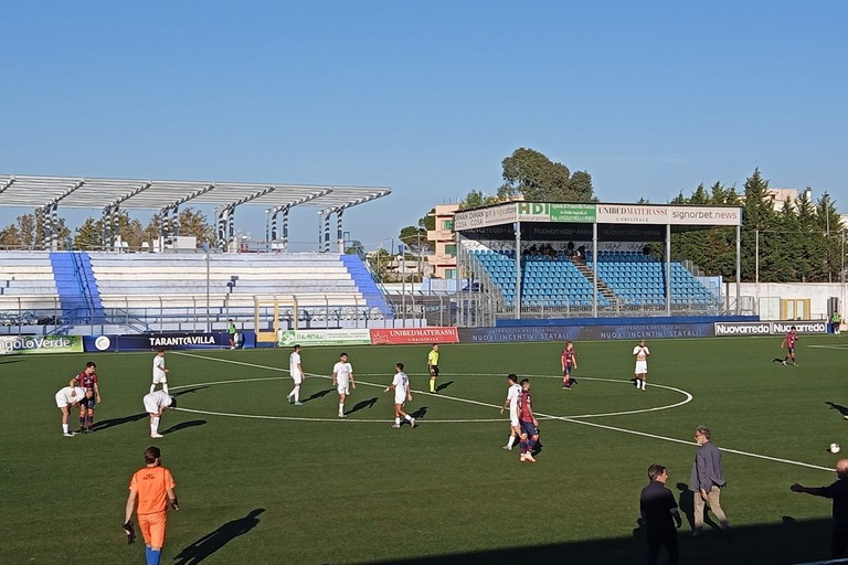 L'Audace Cerignola gioca meglio del Taranto ma non sfonda, la partita finisce 0-0