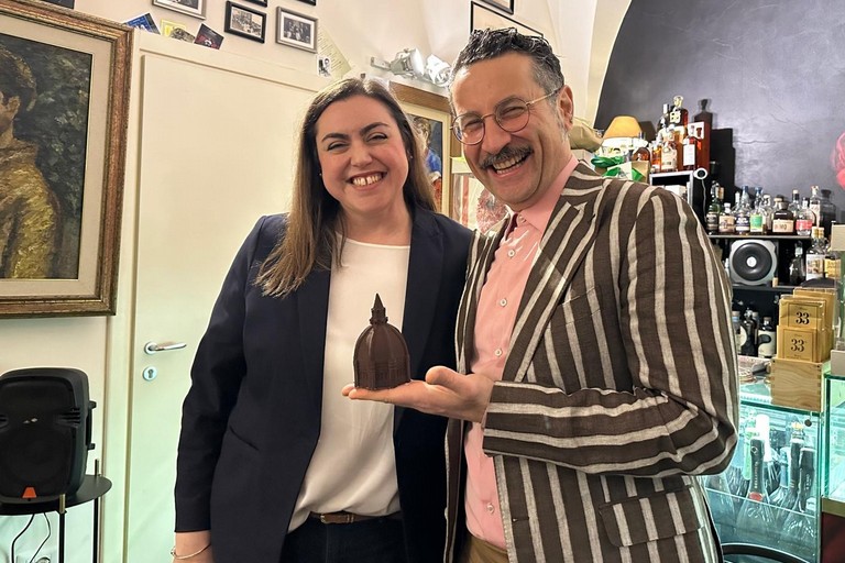 Duomo di Cerignola diventa cioccolato