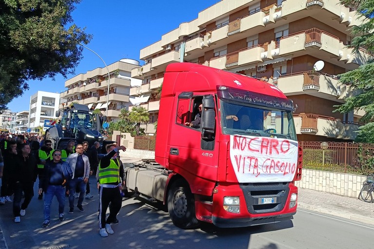 Corteo degli autotrasportatori
